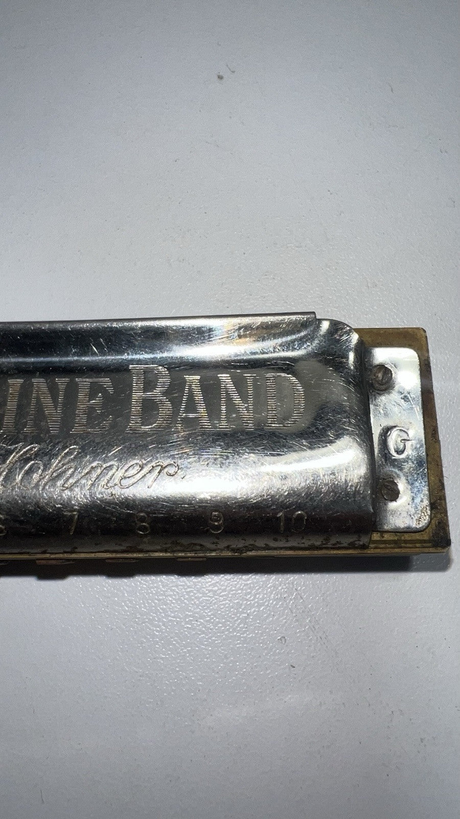 Custom Pre-WWII Hohner Marine Band Harmonica - Key of G
