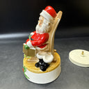 Vintage 1976 Josef Original Ceramic Christmas Sleepy Santa Musical Figurine
