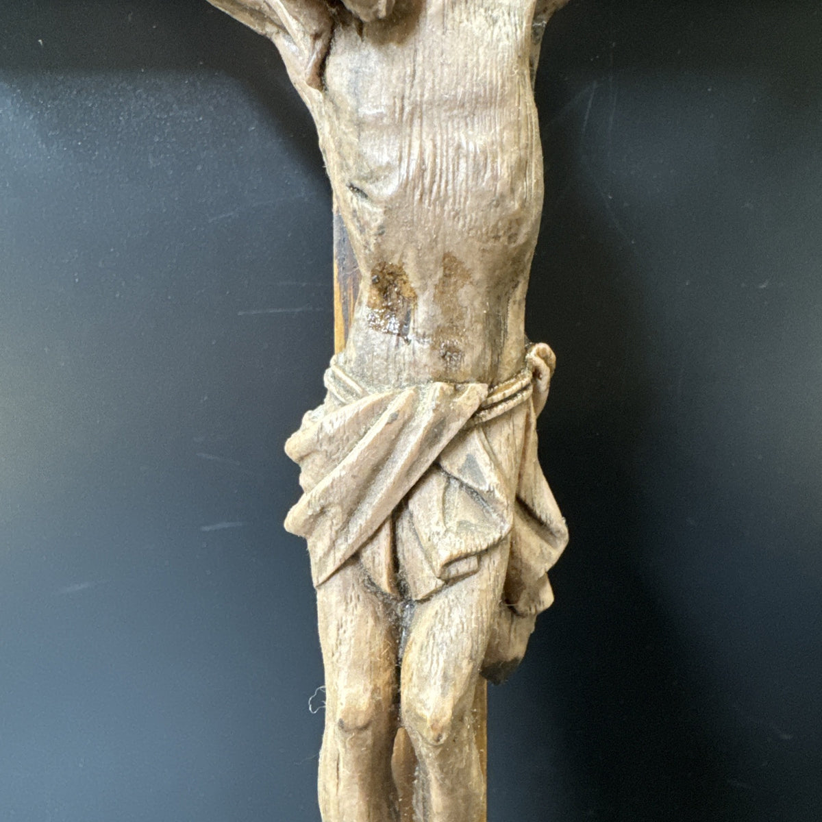Vintage Wooden Cross Religious 7.5”x13.5”