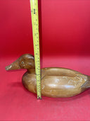 Vintage  Wooden Duck 14”