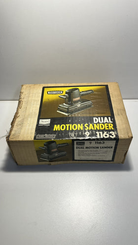NEW VINTAGE SEARS CRAFTSMAN DUAL MOTION SANDER DOUBLE INSULATED NIB