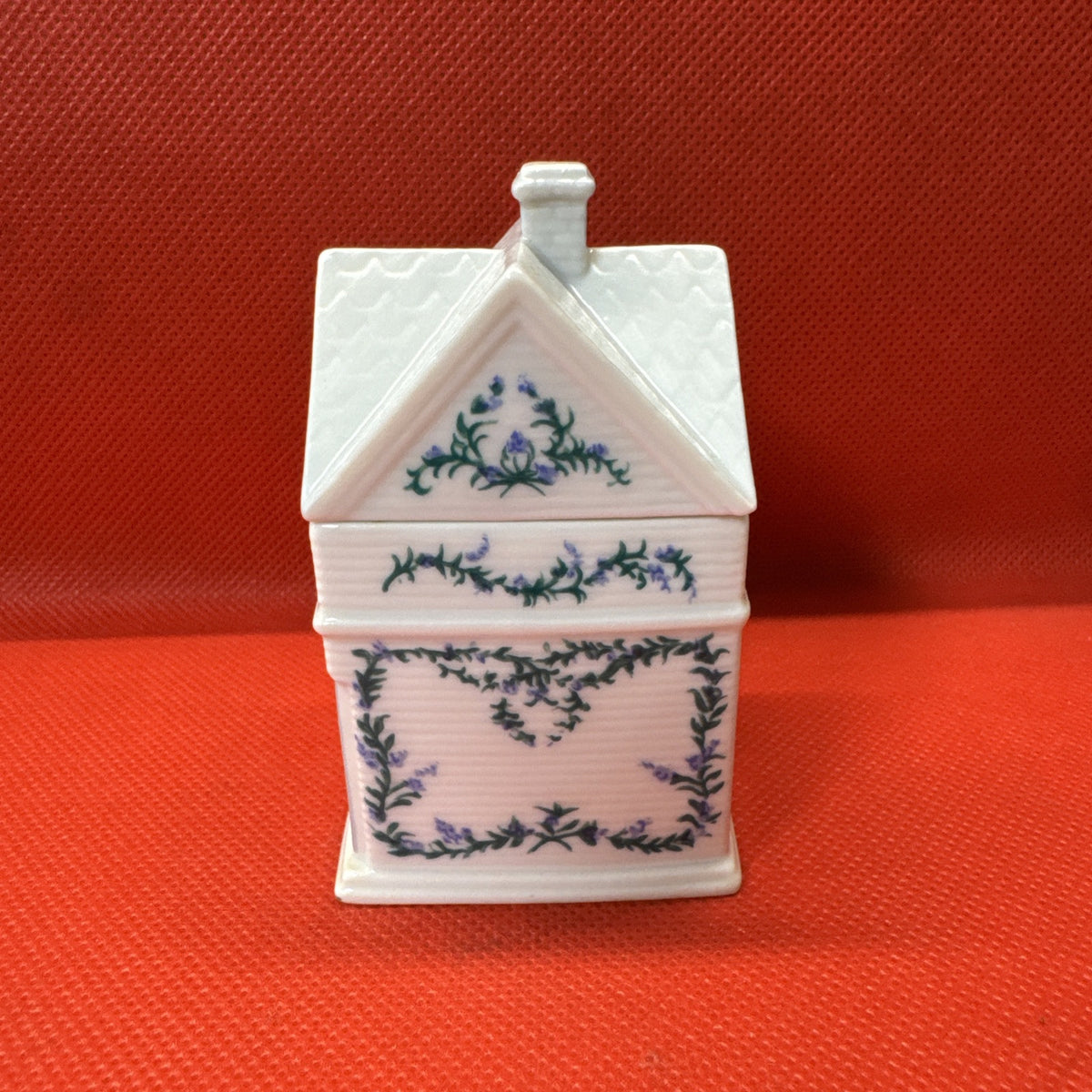 Vintage 1989 Lenox Spice Village ROSEMARY Jar With Lid