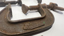 Vintage C-Clamps Lot - Cincinnati Tool Co & More - Heavy Duty Metal Clamps.Lot 3
