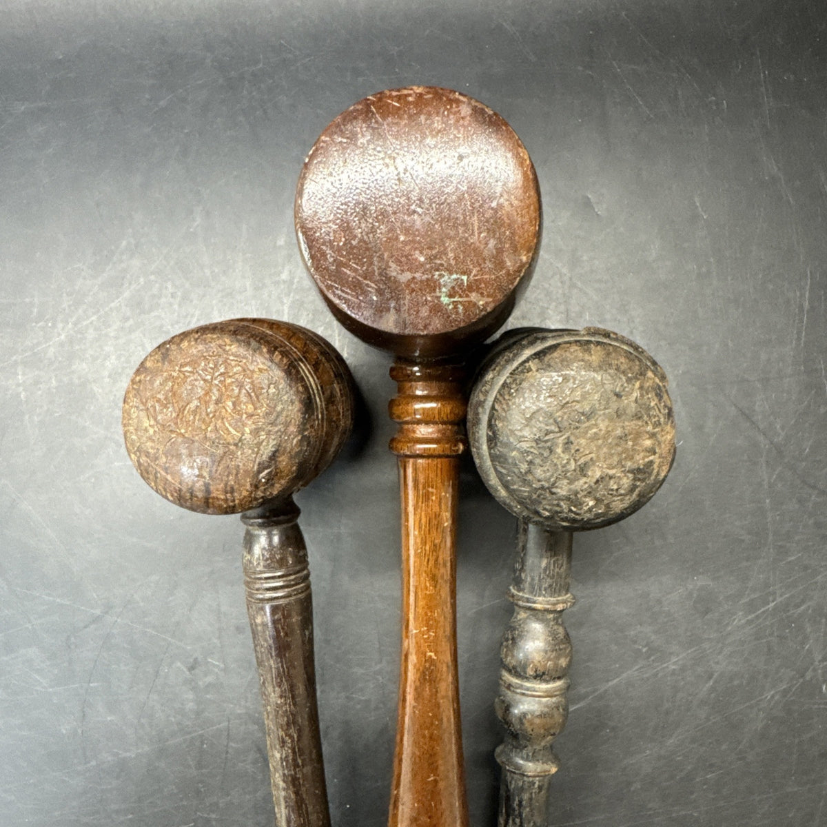 3 Vintage Wooden Judge’s Gavel, Mallet, Auctioneer