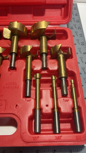 MASTERGRIP 480082 16pc Titanium Plated Bit Set Carrying Case