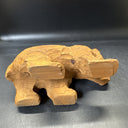 Wooden Bear Sculpture Handmade Figurine