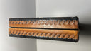 Vintage Leather Backgammon Set Folding Case - No Chips or Dice