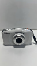 Nikon COOLPIX S33 13.2MP Waterproof Digital Camera + Battery, SD Card & Case