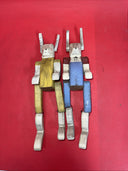 Vintage  Handmade Wood Rabbits 14"