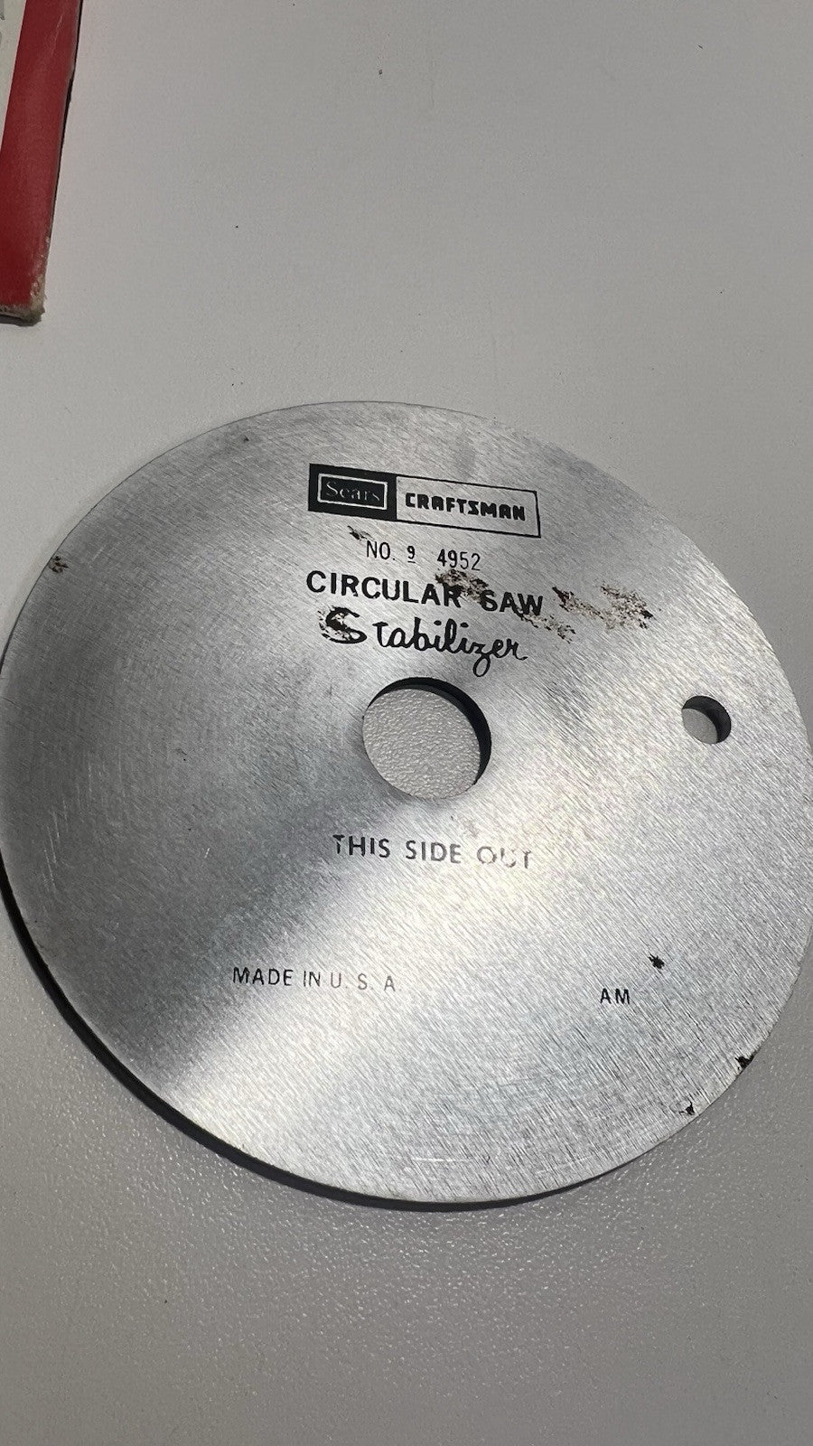 Craftsman Circular Saw Blade Stabilizers 94952, Made in USA 