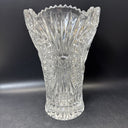 Vintage Hofbauer Byrdes Crystal Birds Vase 10” Tall