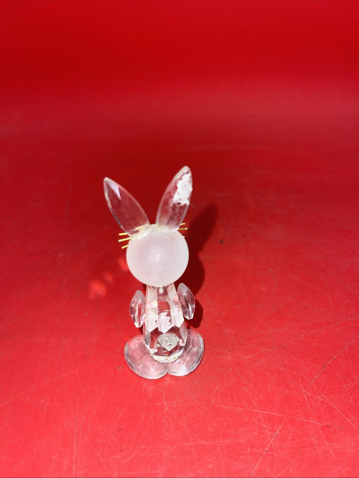 Crystal figurine Bunnies, Swan and Flower
