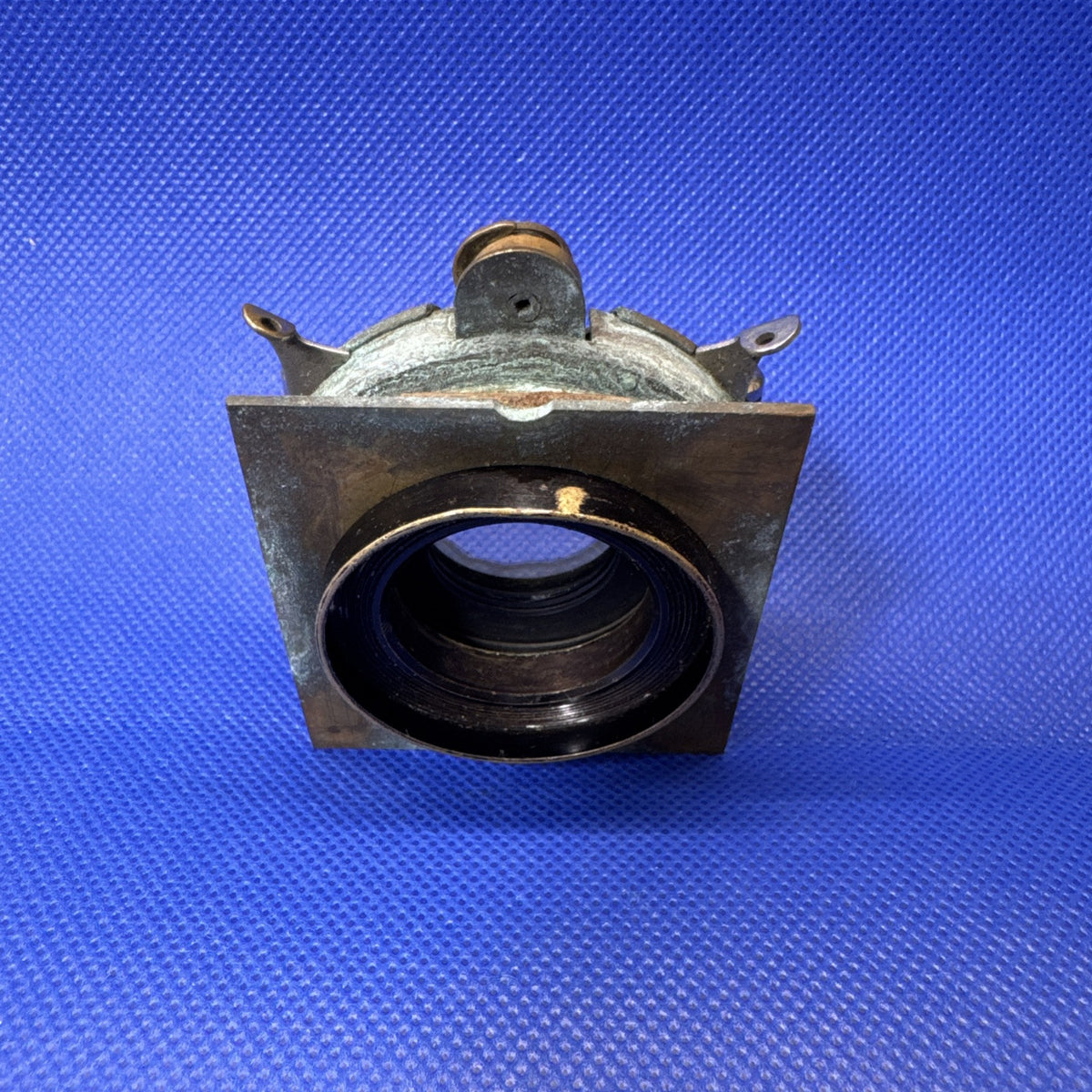 Antique Brass Lens Wollensak Optical Co./ For Parts