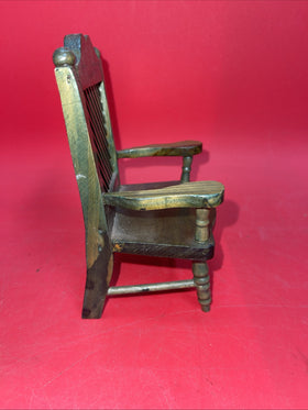 Vintage Wooden Chair for Doll Display