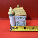 Vintage 1989 Lenox Spice Village ONION Jar With Lid (has Chip)