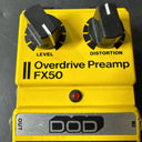 Vintage DOD FX50 Overdrive Preamp Guitar Effect Pedal USA / Untested!!!
