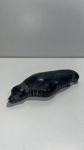 Vintage Lloyd Bryan 1978 Handcrafted Seal Figurine - Signed, Painted, 8”.Damaged