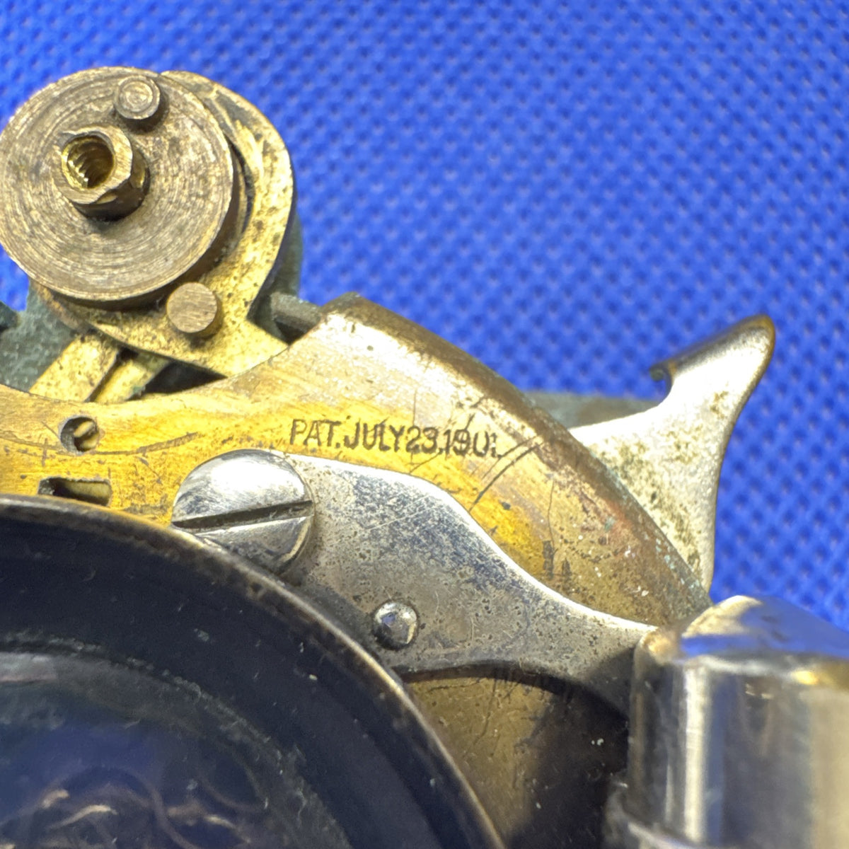 Antique Brass Lens Wollensak Optical Co./ For Parts