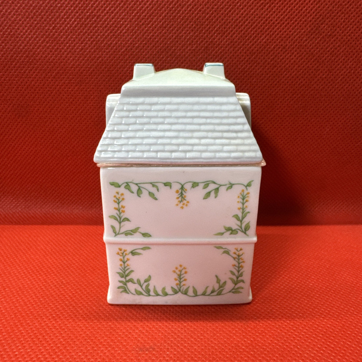 Vintage 1989 Lenox Spice Village Mustard Condiment Jar w/Lid