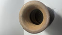 Vintage African Djembe Handheld Drum – Clay Body, Snakeskin Leather Percussion