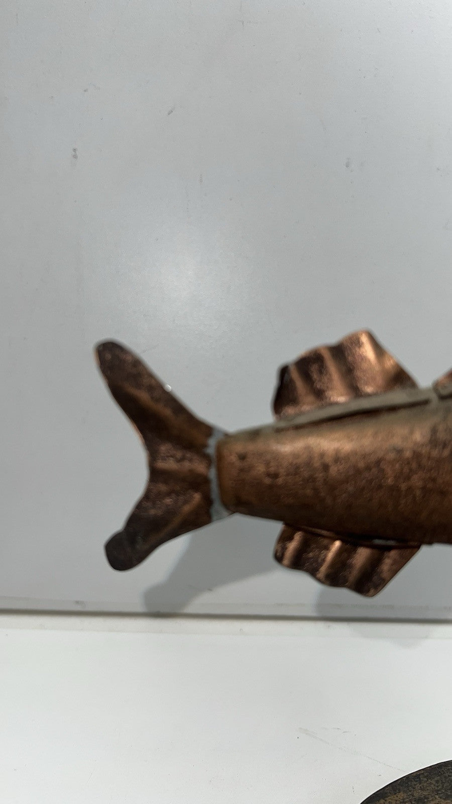 Vintage Metal And Wood Fish