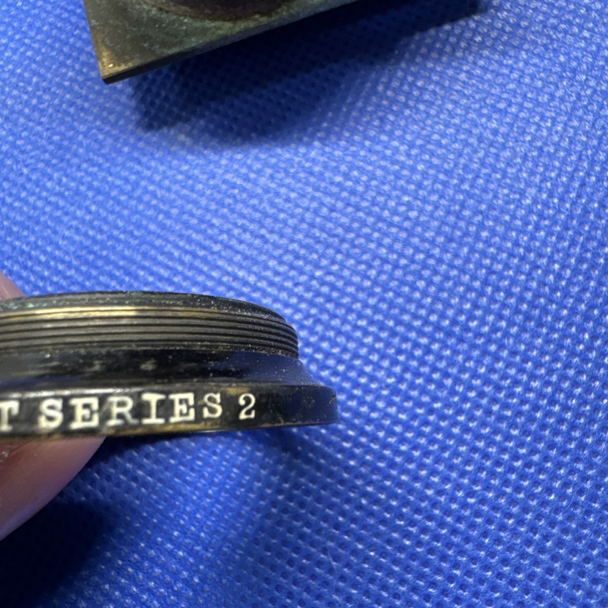 Antique Brass Lens Wollensak Optical Co./ For Parts