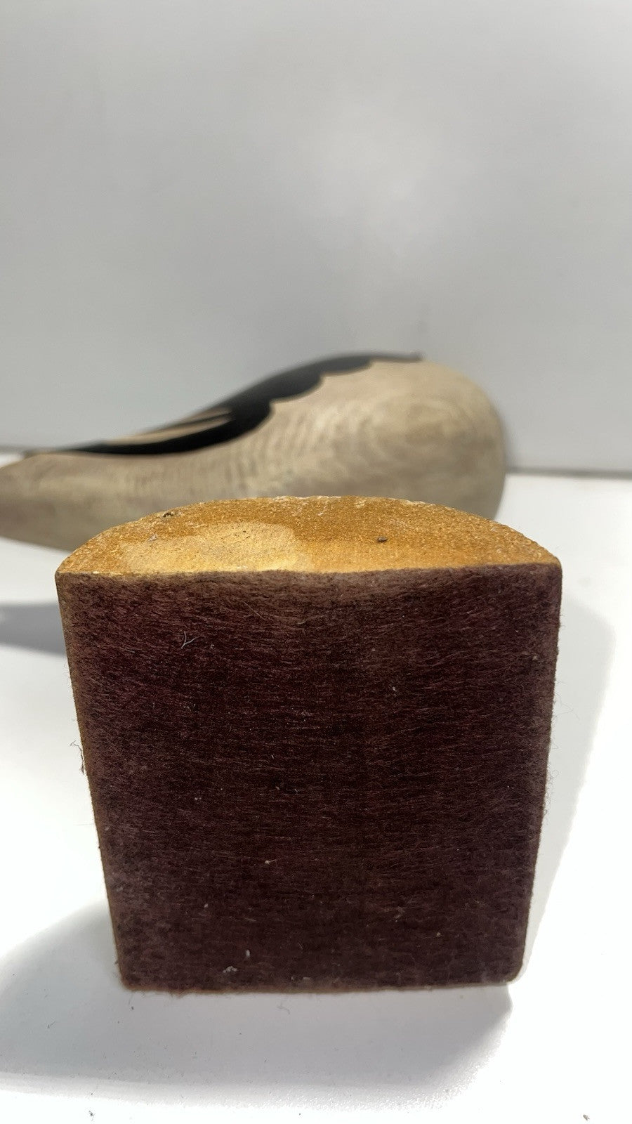 Hand-Carved Wooden Duck Decoy Signed R. Wassel 1987 Vintage Hunting Collectible