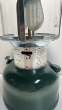 Coleman Lantern 4 1978 Model 220 220J Clear Globe Yellow Case Double Mantle