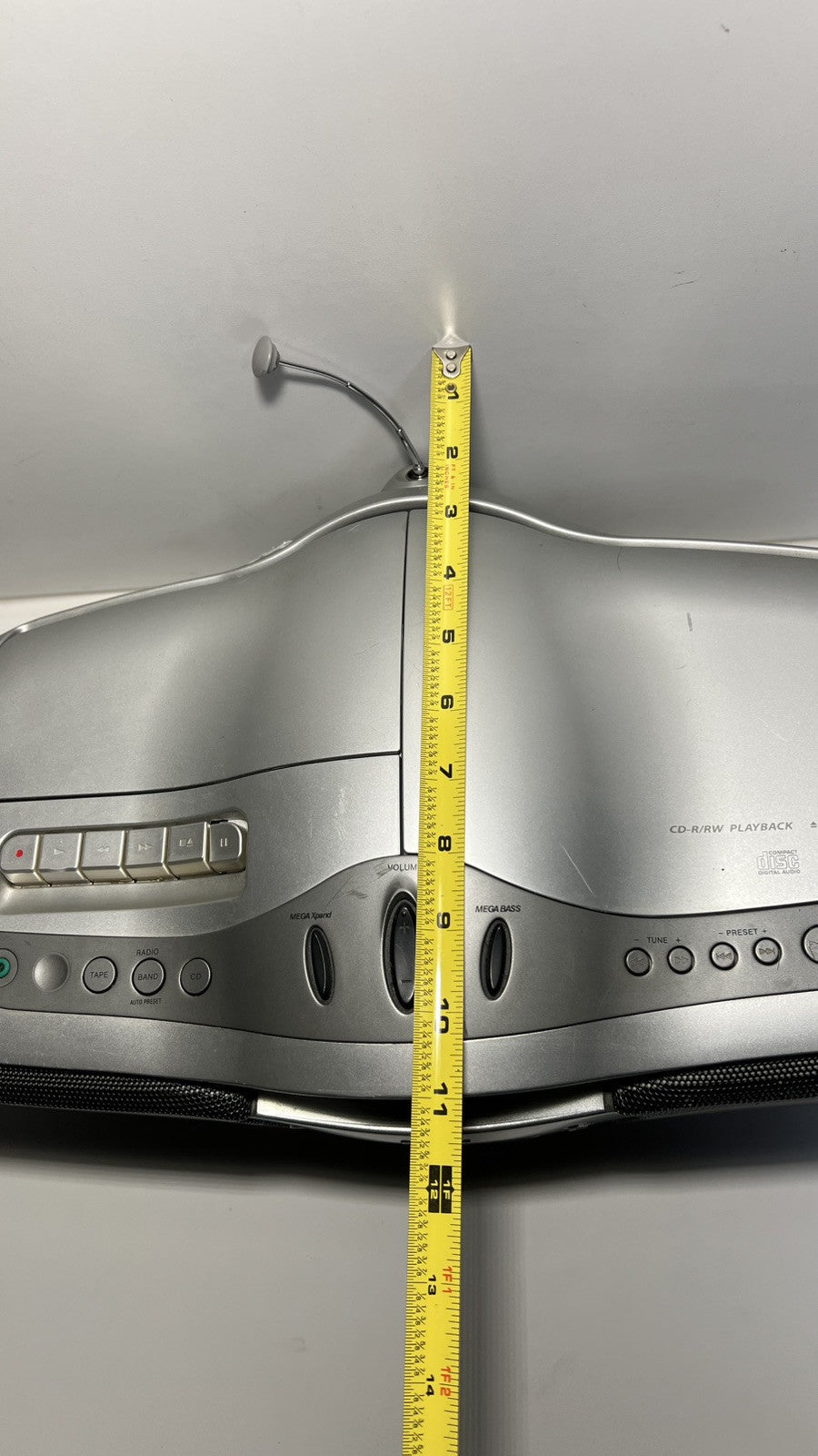 Sony Boombox CFD-F10 CD AM/FM Radio Cassette CD Recorder Mega Bass **READ**