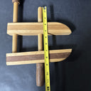 Craftsman Walnut and Maple wooden clamp S/N17319