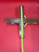 Vintage 24" Cross Crucifix Wood Jesus Christ Figurine