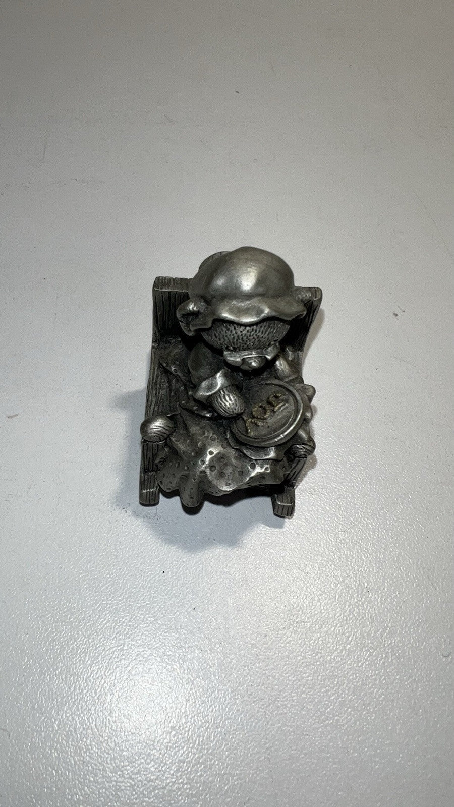 Vintage Fort USA Pewter Mama Bear with Cubs Rocking Chair Figurine #23– 2”