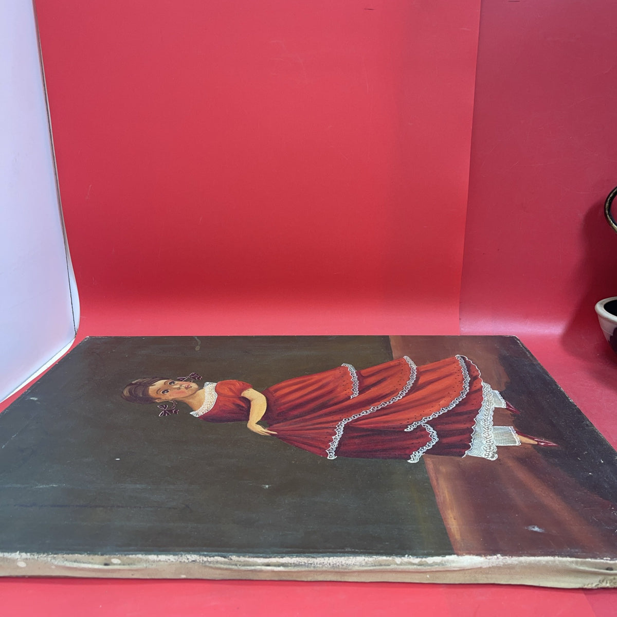 Agapito labios oil painting ,,Dancing girl'', not signed