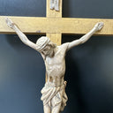 Vintage Wooden Cross Religious 7.5”x13.5”