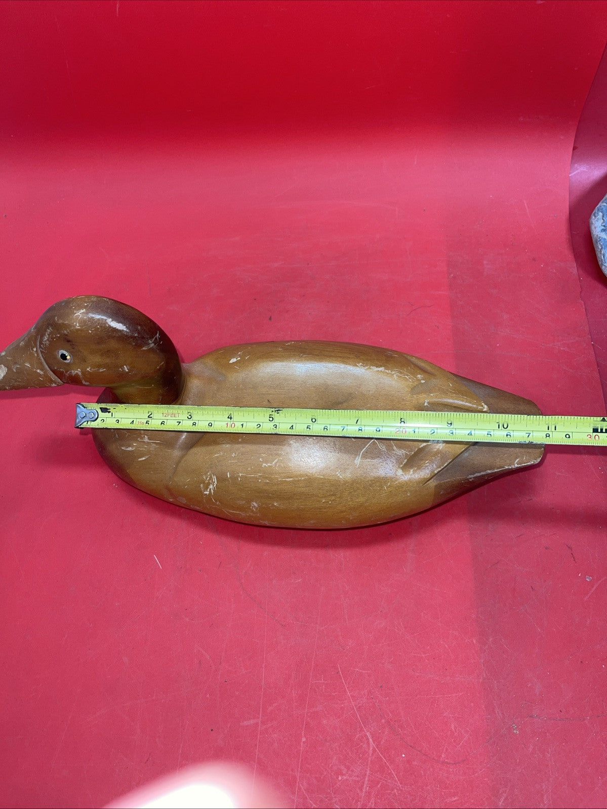 Vintage  Wooden Duck 14”