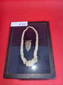 Native American Artifacts in a glass box 9”x7”.  #28