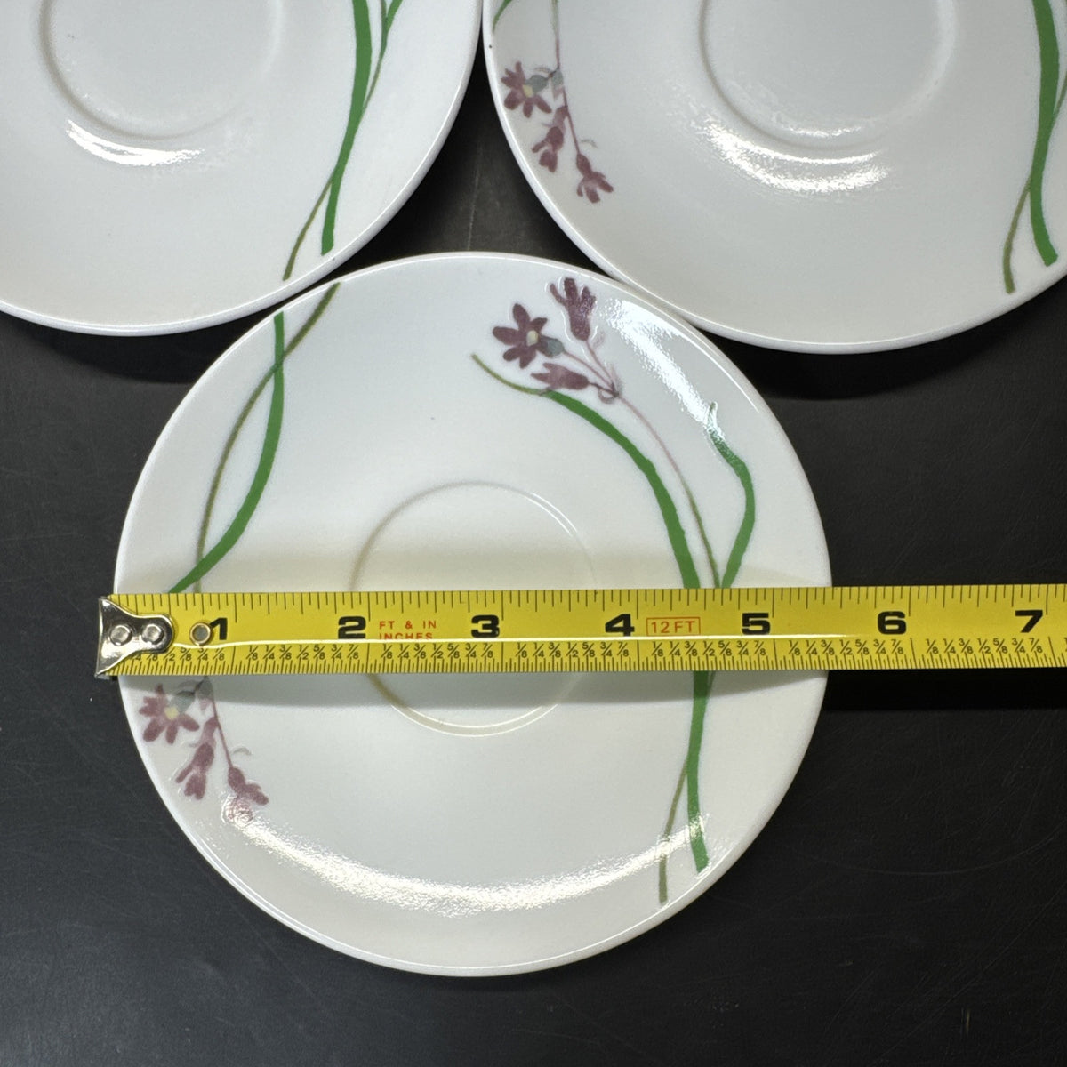 Martha Stewart Everyday 5.5” Coffee Cups (7pcs) And Saucers (5pcs)