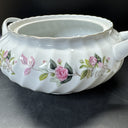 Creative Fine China REGENCY ROSE Japan Covered Handled Vegetable Dish