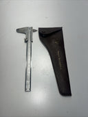 KANON VERNIER CALIPER W/ ORIGINAL POUCH HARDENED STAINLESS. 7inc