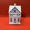 Vintage 1989 Lenox Spice Village ROSEMARY Jar With Lid