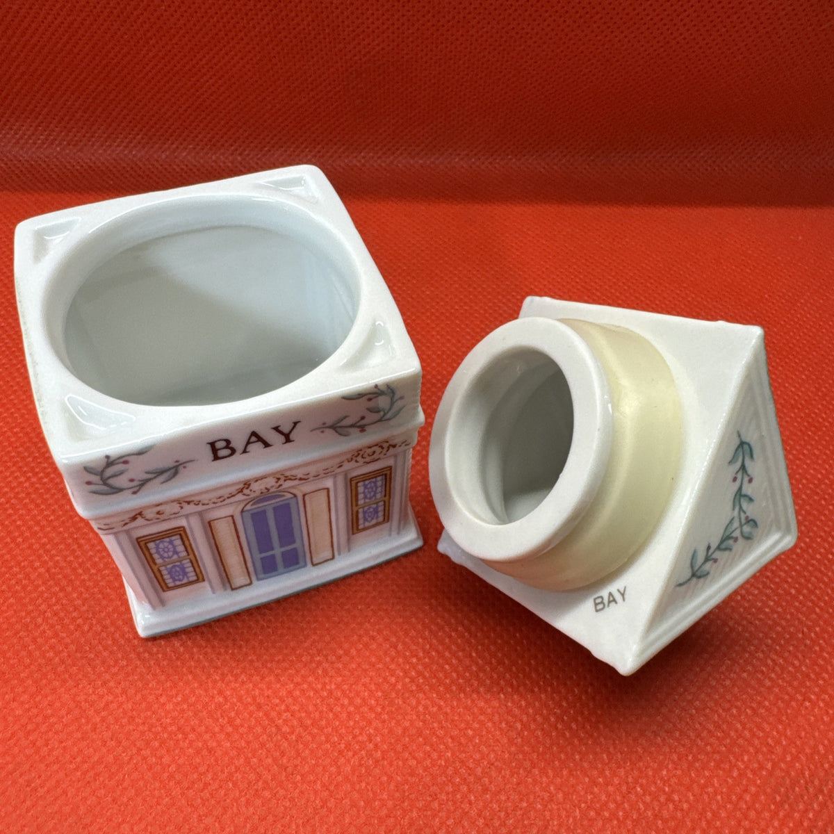 Vintage 1989 Lenox Spice Village BAY Jar With Lid