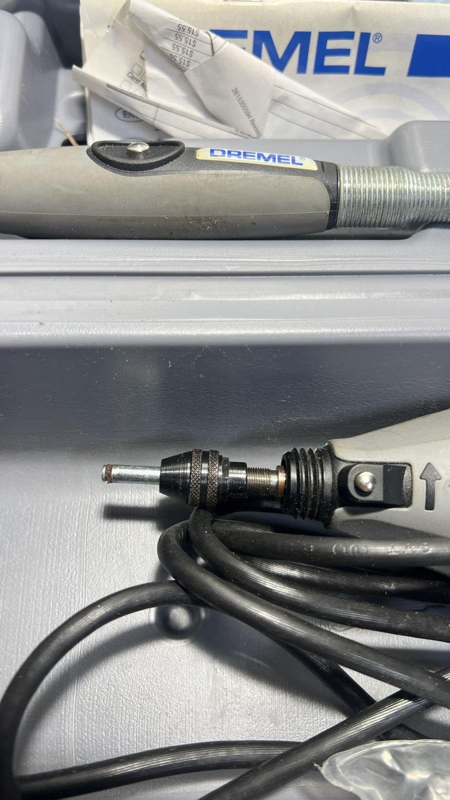 DREMEL MULTIPRO VARIABLE SPEED 395 W/SHAFT 225 & 35 ACCESSORIES-Diamond Tip MINT