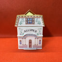 Vintage 1989 Lenox Spice Village ALLSPICE Jar With Lid