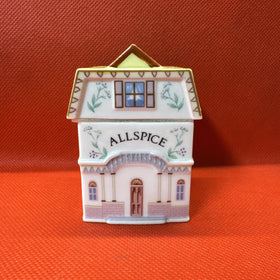 Vintage 1989 Lenox Spice Village ALLSPICE Jar With Lid