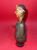 Vintage  Wood Hand Carved Bottle Opener Full Figure  Collectors