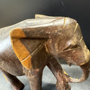 Wooden Elephant Statue Hand Carved Decoration Home