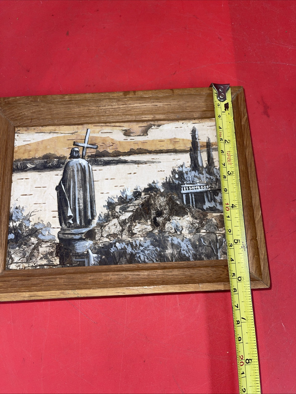 Handpainted Birch Bark Kyiv Ukraine  1994