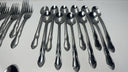 Simeon L & George H Rogers Oneida Xtra Jasmine Flatware Set / 48 Pieces