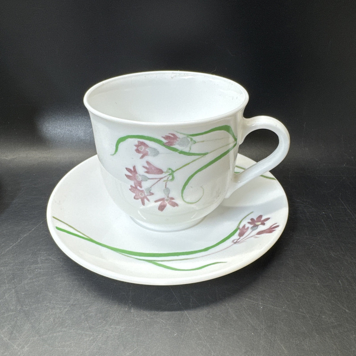 Martha Stewart Everyday 5.5” Coffee Cups (7pcs) And Saucers (5pcs)