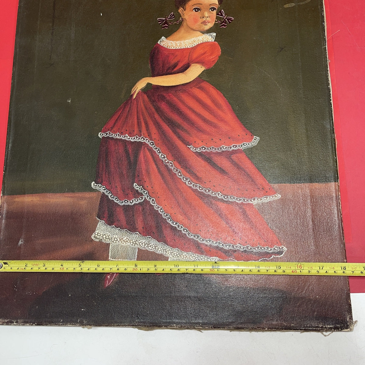 Agapito labios oil painting ,,Dancing girl'', not signed